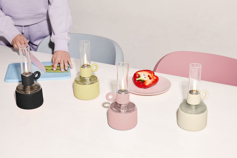 Fatboy Flamtastique XS Oil Lamp | Tin and cotton wick | Kerosene or Paraffine based oil | 10.5 x 22.5 cm - Cheeky Pink - Image 5